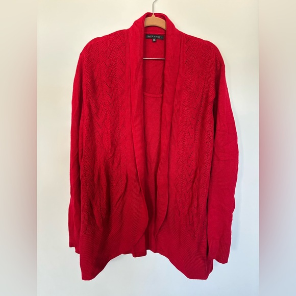Napa Valley Red Women's Cardigan Sweater - Picture 1 of 5